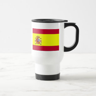 Flagge Spaniens Reisebecher