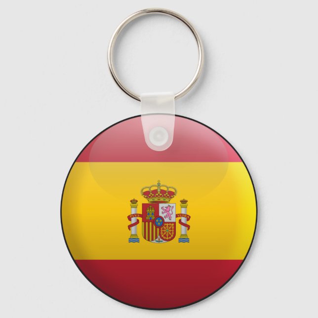 Flagge Spaniens Schlüsselanhänger (Vorderseite)