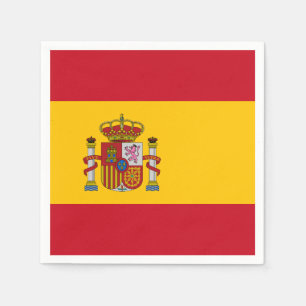 Flagge Spaniens Serviette
