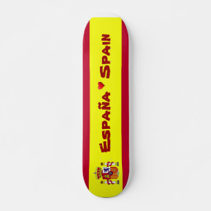 Flagge Spaniens Skateboard