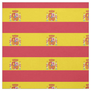 Flagge Spaniens Stoff