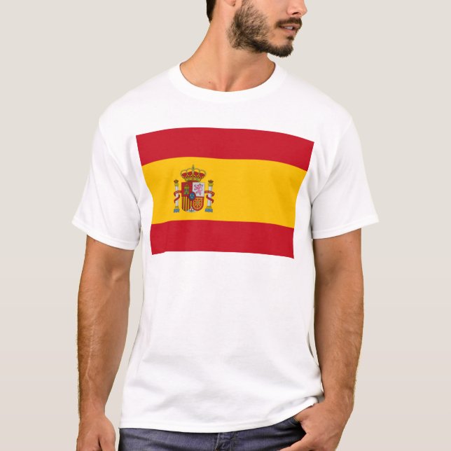 Flagge Spaniens T-Shirt (Vorderseite)