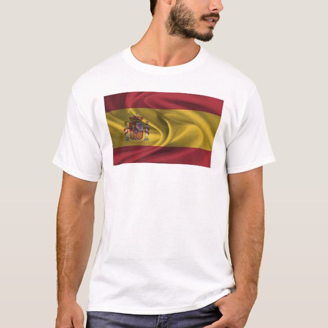 Flagge Spaniens T-Shirt (Vorderseite)