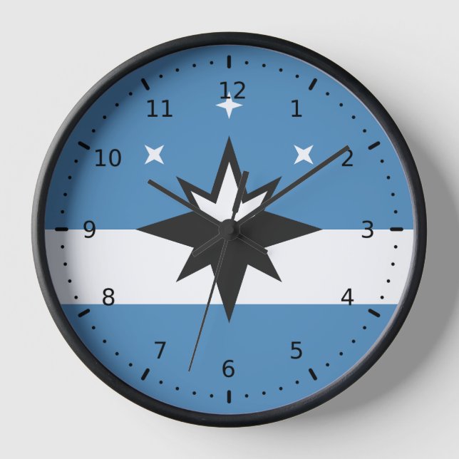 Flagge Springfield, Missouri Uhr (Vorderseite)