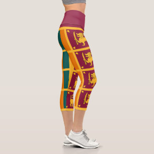 Flagge Sri Lankas Capri Leggings
