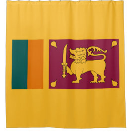 Flagge Sri Lankas Duschvorhang