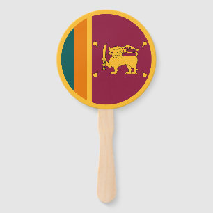 Flagge Sri Lankas Fächer