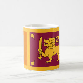 Flagge Sri Lankas Kaffeetasse