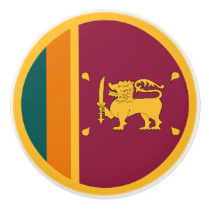 Flagge Sri Lankas Keramikknauf