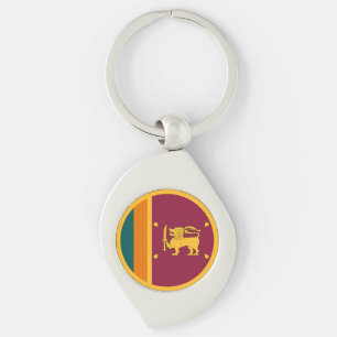 Flagge Sri Lankas Schlüsselanhänger