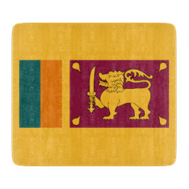 Flagge Sri Lankas Schneidebrett