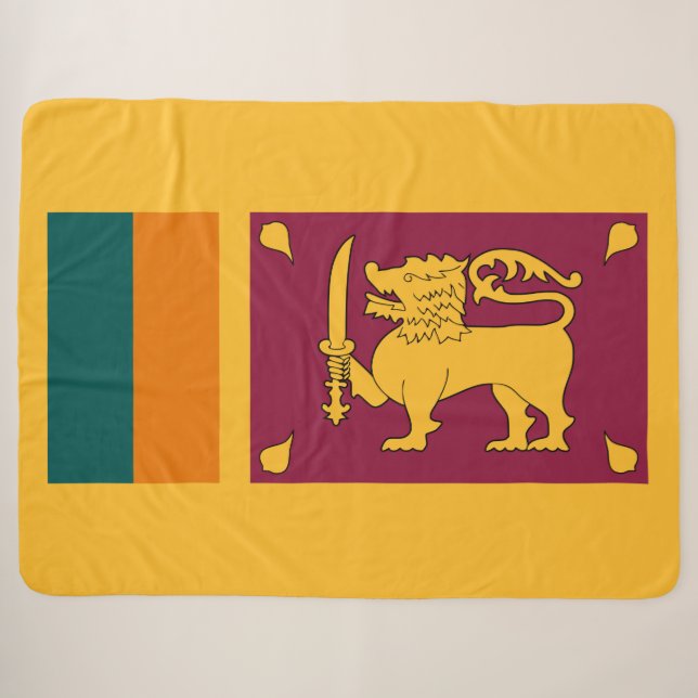 Flagge Sri Lankas Sherpadecke (Vorderseite (Horizontal))