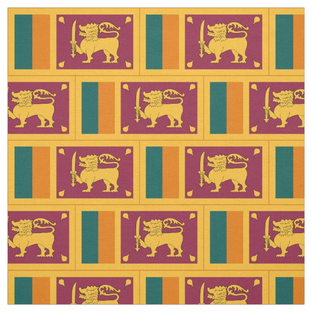 Flagge Sri Lankas Stoff (Muster)