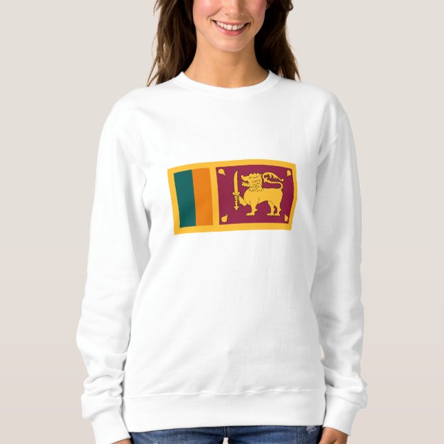 Flagge Sri Lankas Sweatshirt (Vorderseite)
