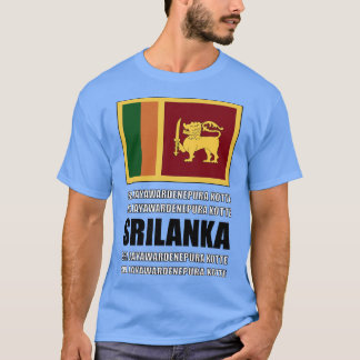 Flagge Sri Lankas T-Shirt