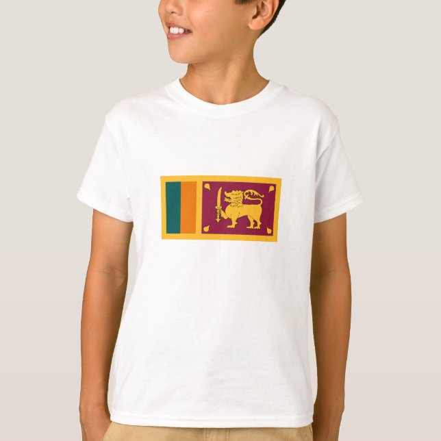 Flagge Sri Lankas T-Shirt (Vorderseite)