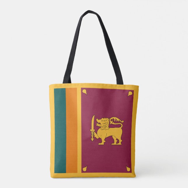 Flagge Sri Lankas Tasche (Rückseite)