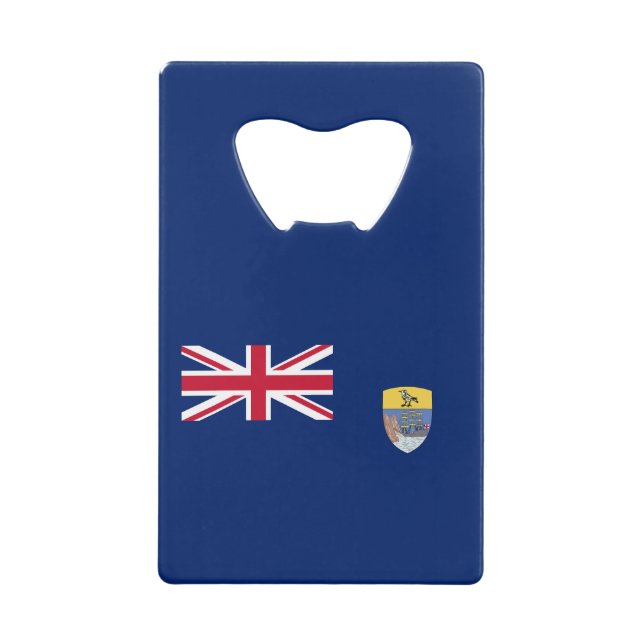 Flagge St. Helena Geldbeutel Flaschenöffner (Vorderseite)