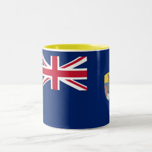 Flagge St. Helena Zweifarbige Tasse