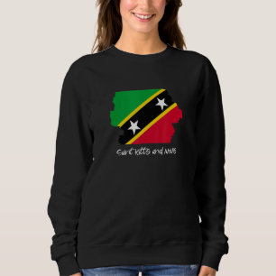 Flagge St. Kitts und Nevis Sweatshirt