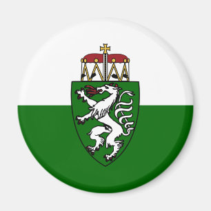 Flagge Steiermarks (Staat), Österreich Magnet