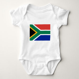 Flagge Südafrikas Baby Strampler