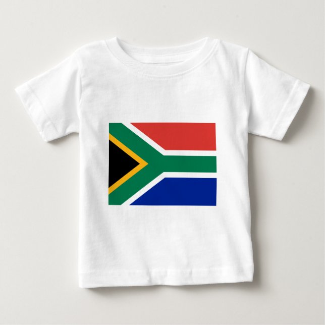 Flagge Südafrikas Baby T-shirt (Vorderseite)