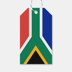 Flagge Südafrikas - Geschenkmarke Geschenkanhänger