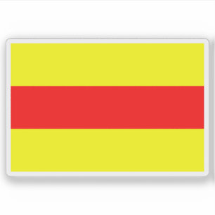 Flagge Südhollands (1948-1985), Niederlande Aufkleber