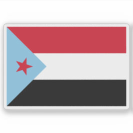 Flagge Südjemens Aufkleber
