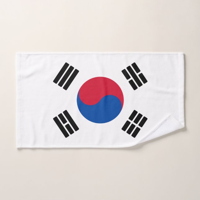 Flagge Südkoreas Handtuch (Handtuch)