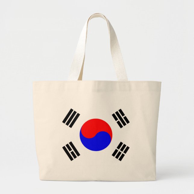 Flagge Südkoreas Jumbo Stoffbeutel (Vorne)