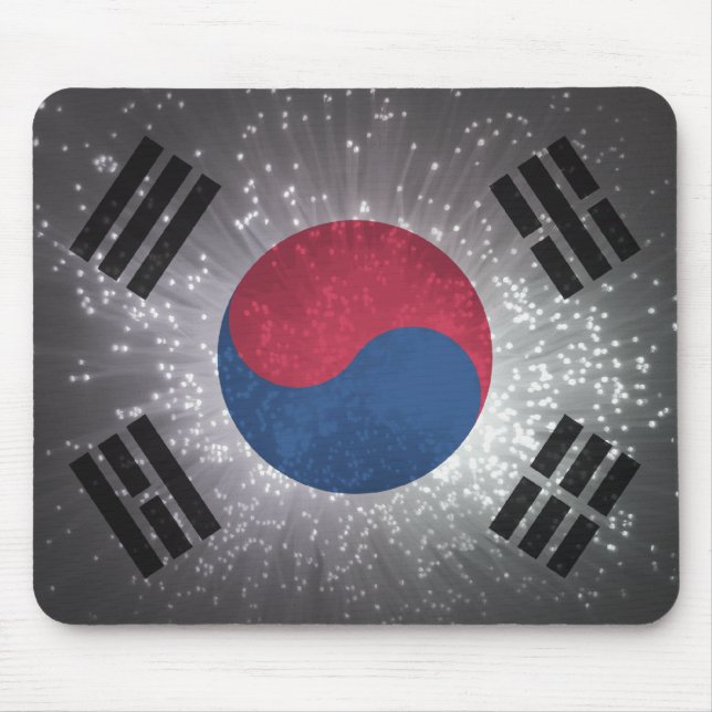 Flagge Südkoreas Mousepad (Vorne)