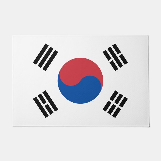 Flagge Südkoreas (ROK) Fußmatte (Vorderseite)