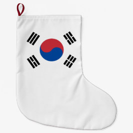 Flagge Südkoreas (ROK) Großer Weihnachtsstrumpf