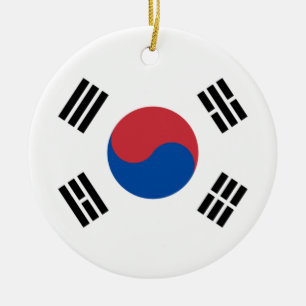 Flagge Südkoreas (ROK) Keramik Ornament
