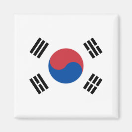 Flagge Südkoreas (ROK) Magnet