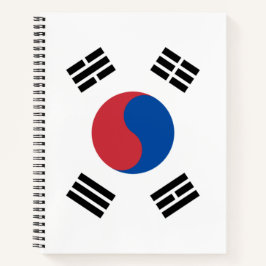 Flagge Südkoreas (ROK) Notizbuch