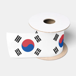 Flagge Südkoreas (ROK) Satinband