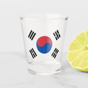 Flagge Südkoreas (ROK) Schnapsglas