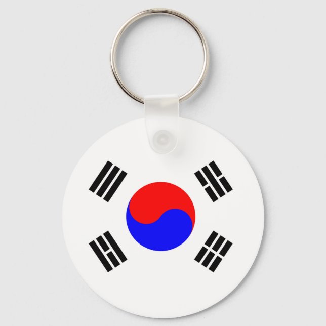 Flagge Südkoreas Schlüsselanhänger (Vorderseite)