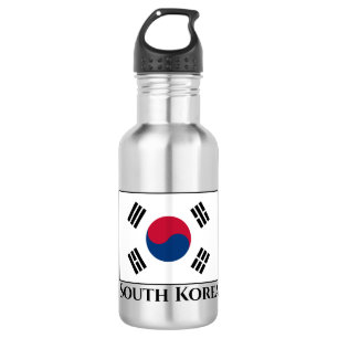 Flagge Südkoreas (Südkoreas) Edelstahlflasche