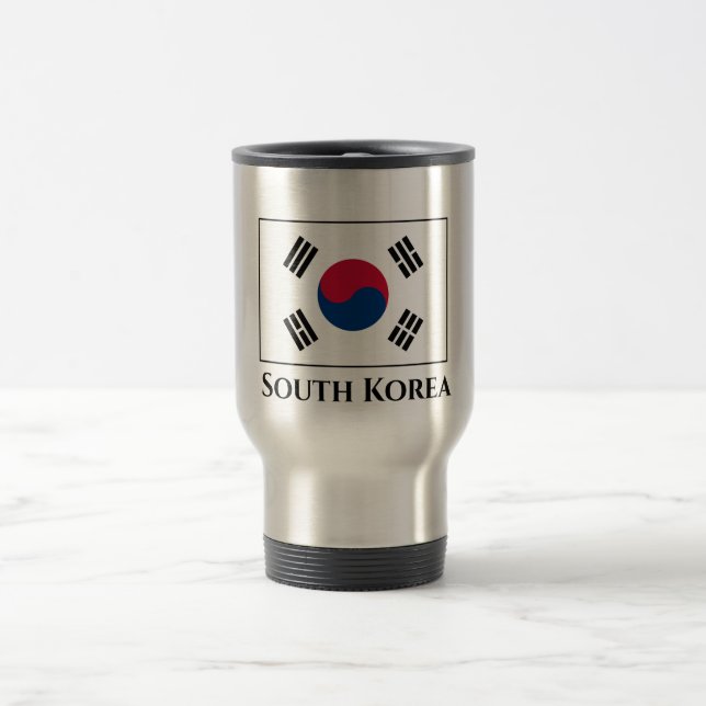 Flagge Südkoreas (Südkoreas) Reisebecher (Mittel)