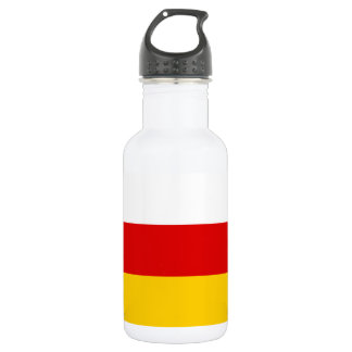 Flagge Südossetiens Edelstahlflasche