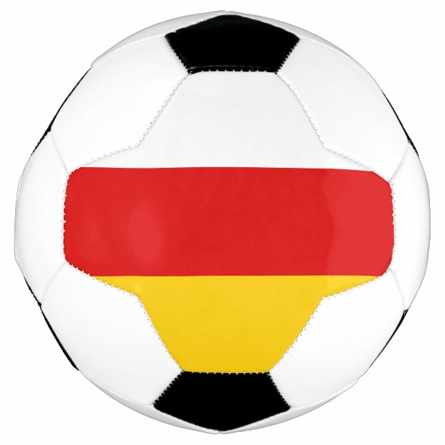 Flagge Südossetiens Fußball (Vorderseite)