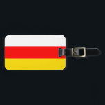 Flagge Südossetiens Gepäckanhänger<br><div class="desc">Flagge Südossetiens</div>