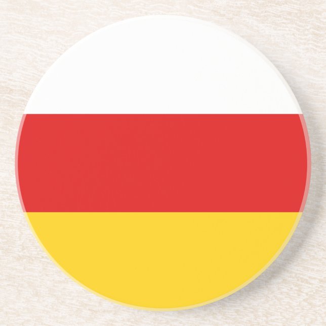 Flagge Südossetiens Getränkeuntersetzer (Vorne)