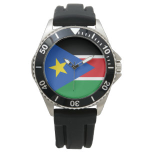 Flagge Südsudans (Afrika) Armbanduhr