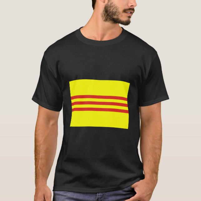 Flagge Südvietnams T-Shirt (Vorderseite)