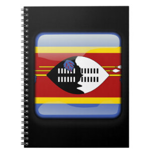 Flagge Swasilands Notizblock